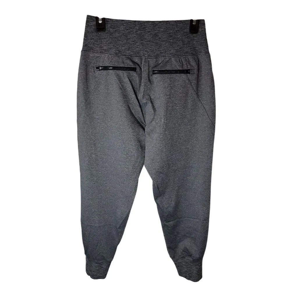 Athleta Women's Venice Jogger Pants Size S Heather Gray Casual Drawstring - Picture 2 of 10